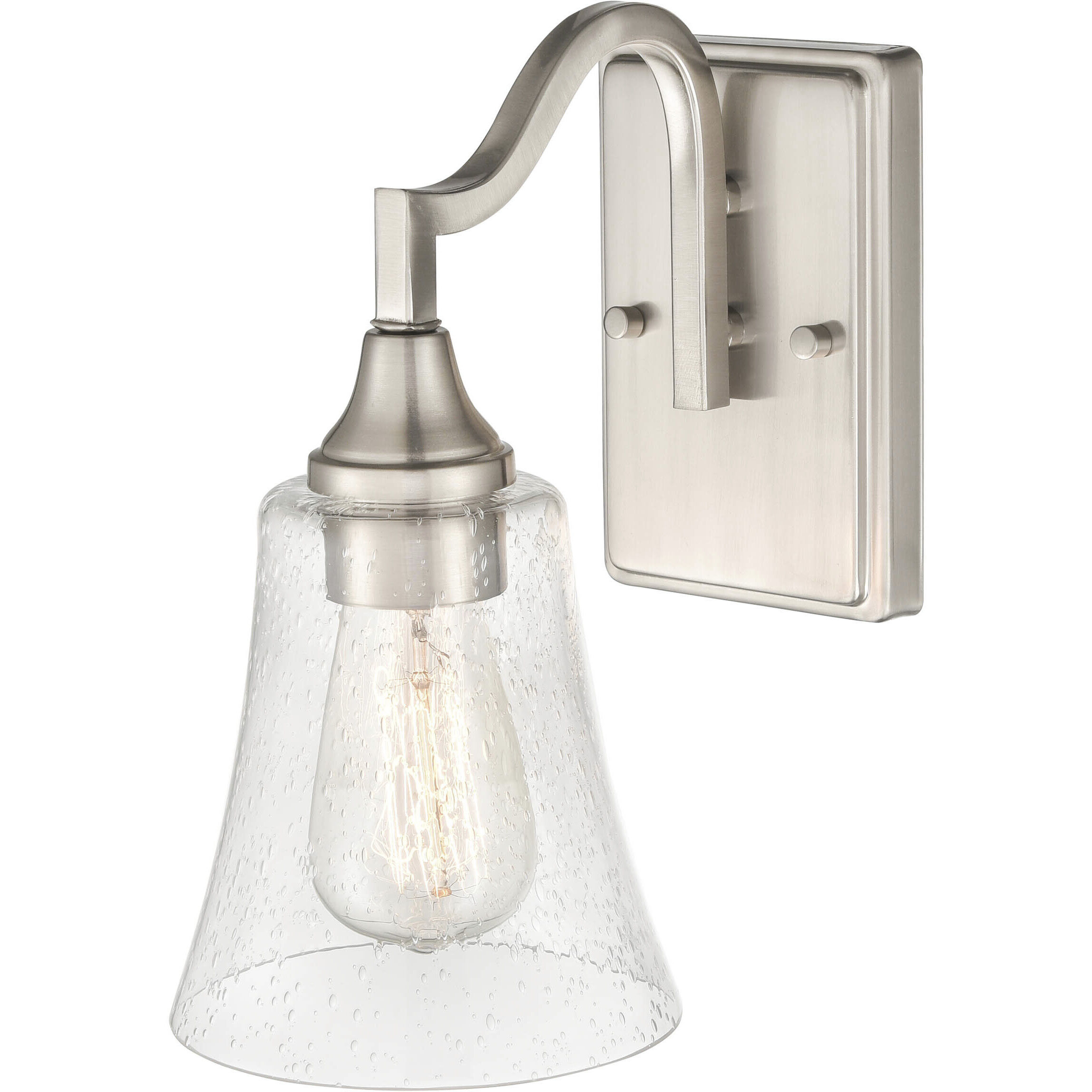 Caily Wall Sconce Wall Light in Brushed Nickel